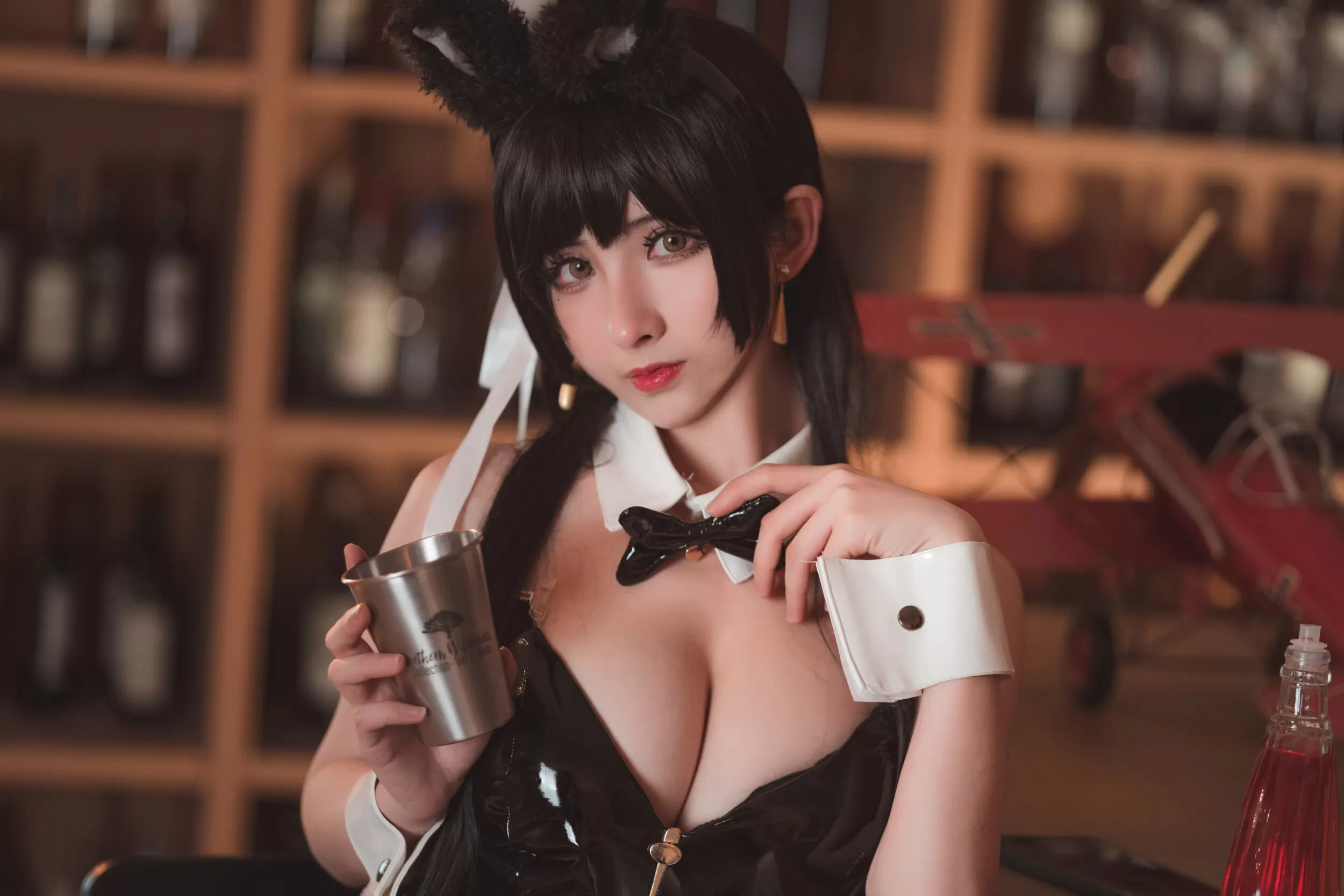 凉凉子--NO.04爱宕兔女郎 亚洲Coser-第29张