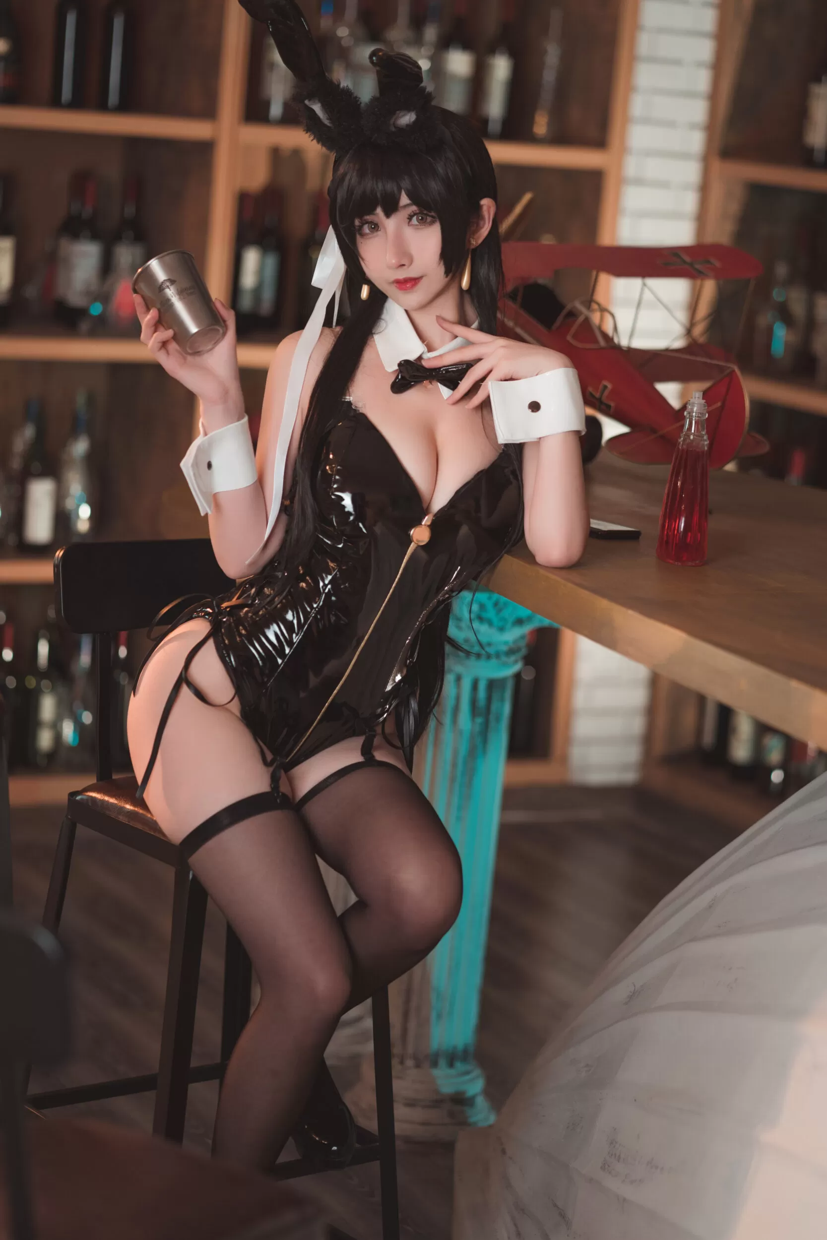 凉凉子--NO.04爱宕兔女郎 亚洲Coser-第32张