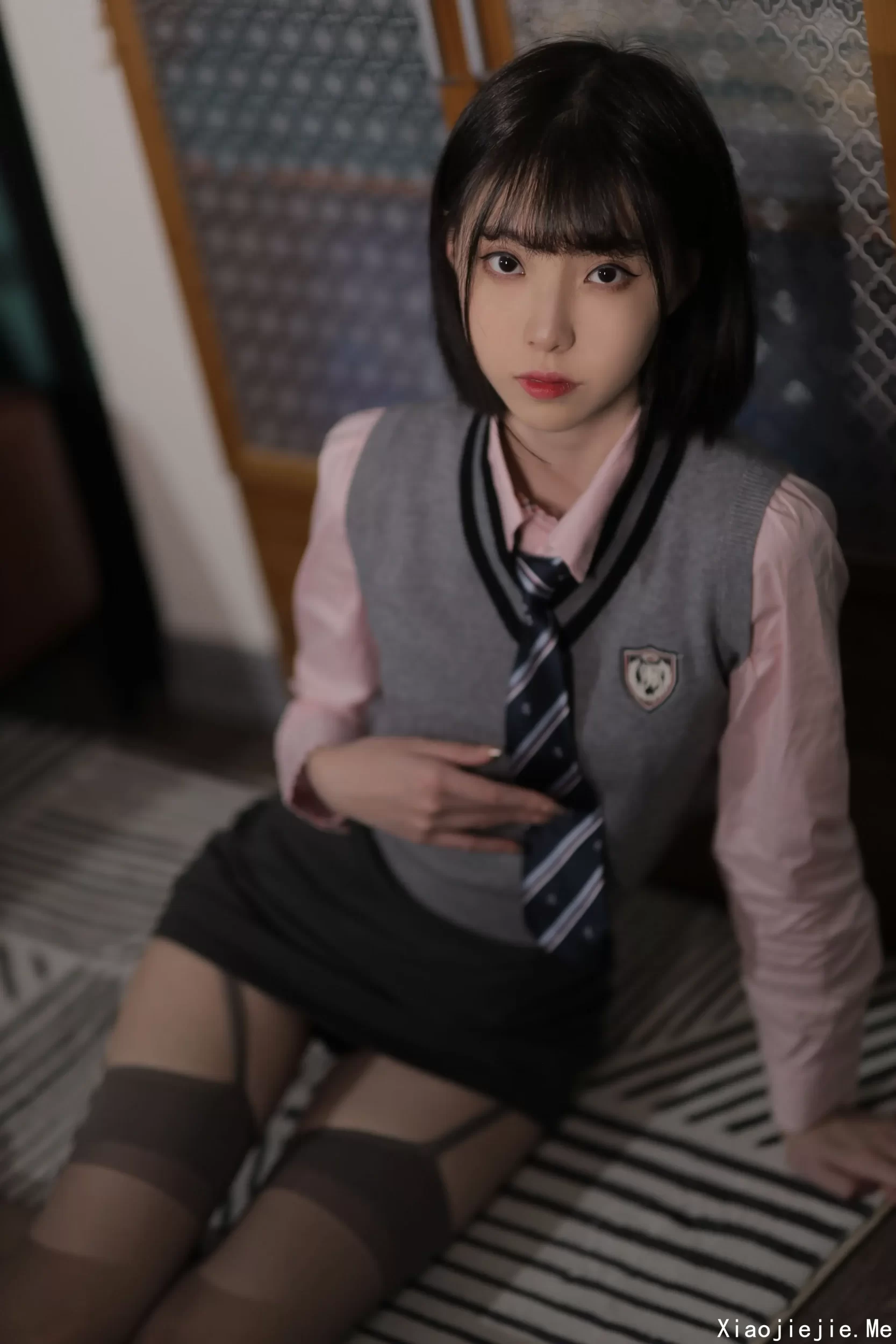 许岚 韩系制服（4月18打赏群资源）