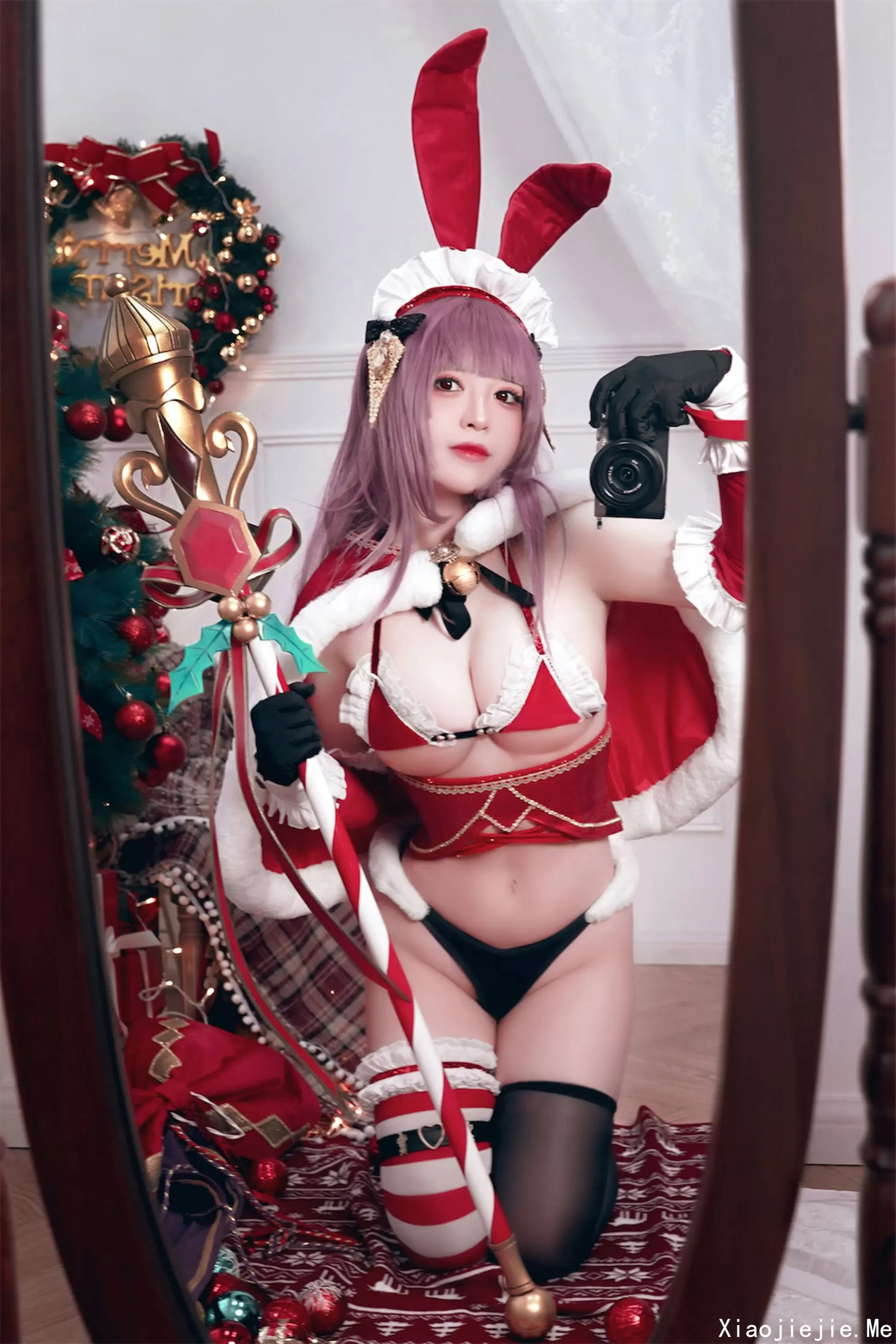 半半子 Christmas Bunny Aike [41P-457MB]