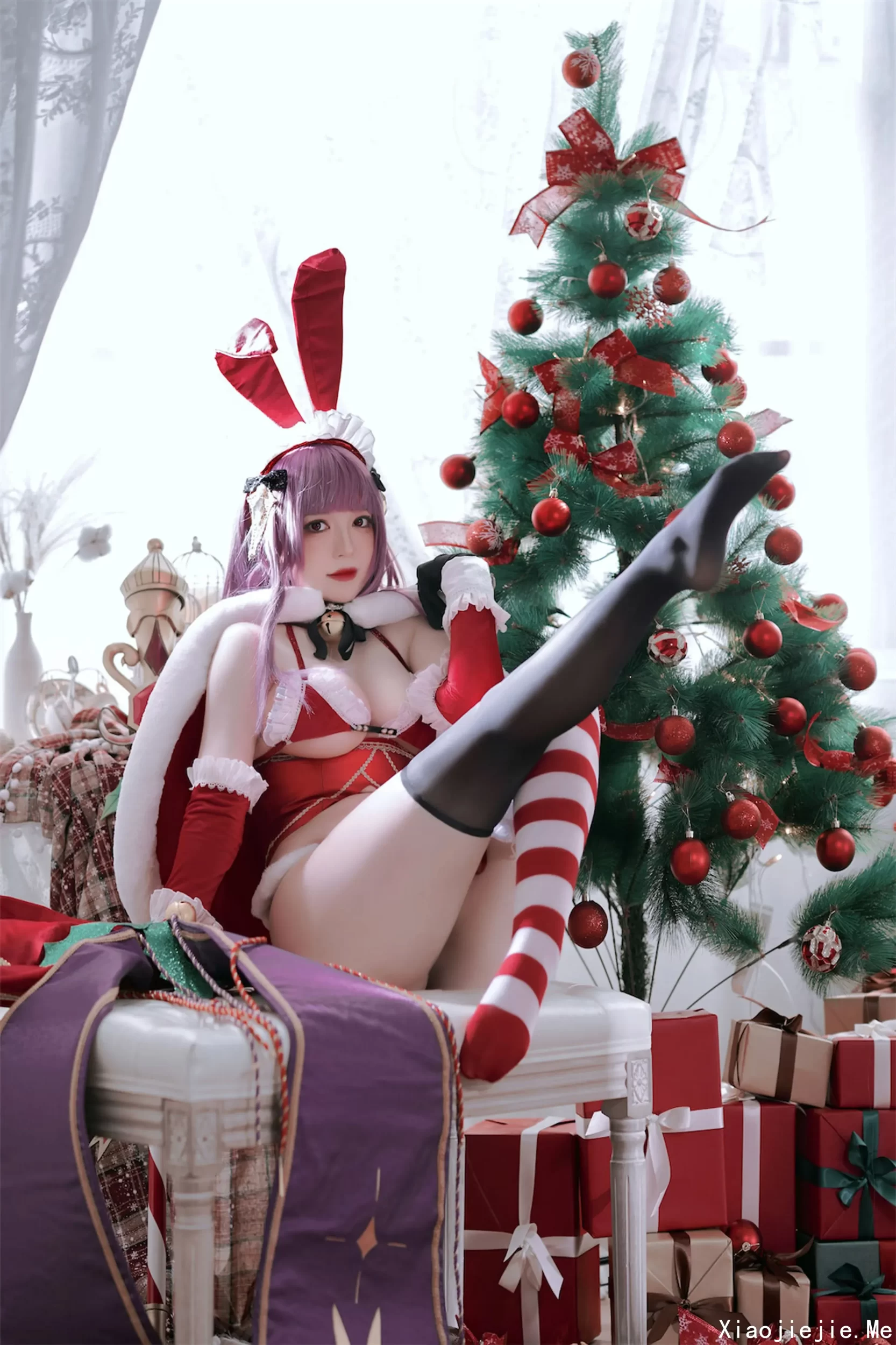 半半子 Christmas Bunny Aike [41P-457MB]