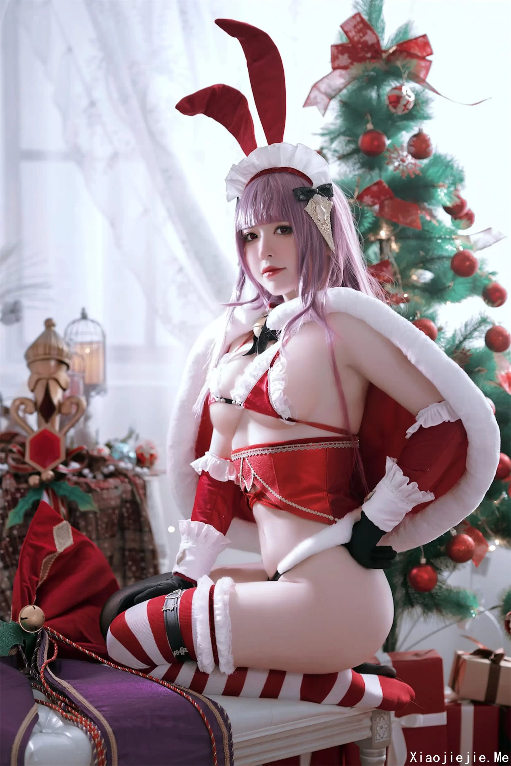 半半子 Christmas Bunny Aike [41P-457MB]