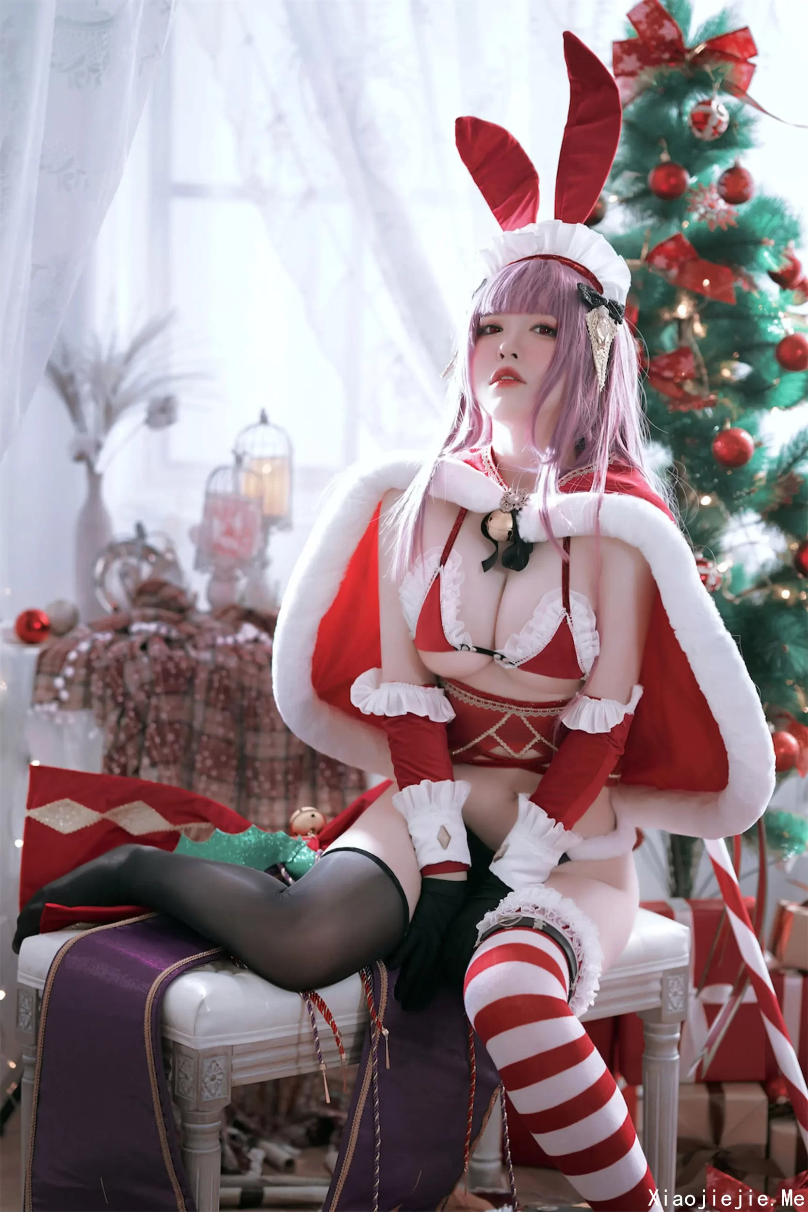 半半子 Christmas Bunny Aike [41P-457MB]