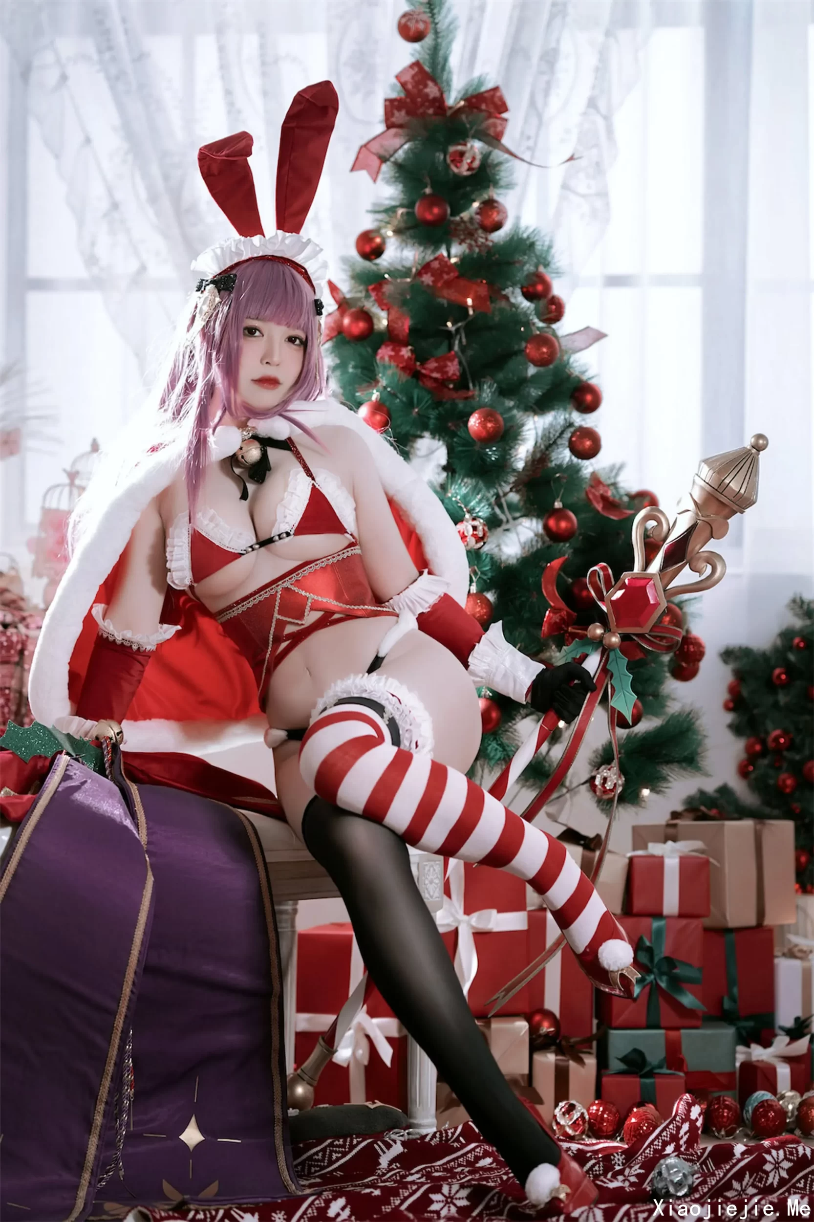 半半子 Christmas Bunny Aike [41P-457MB]