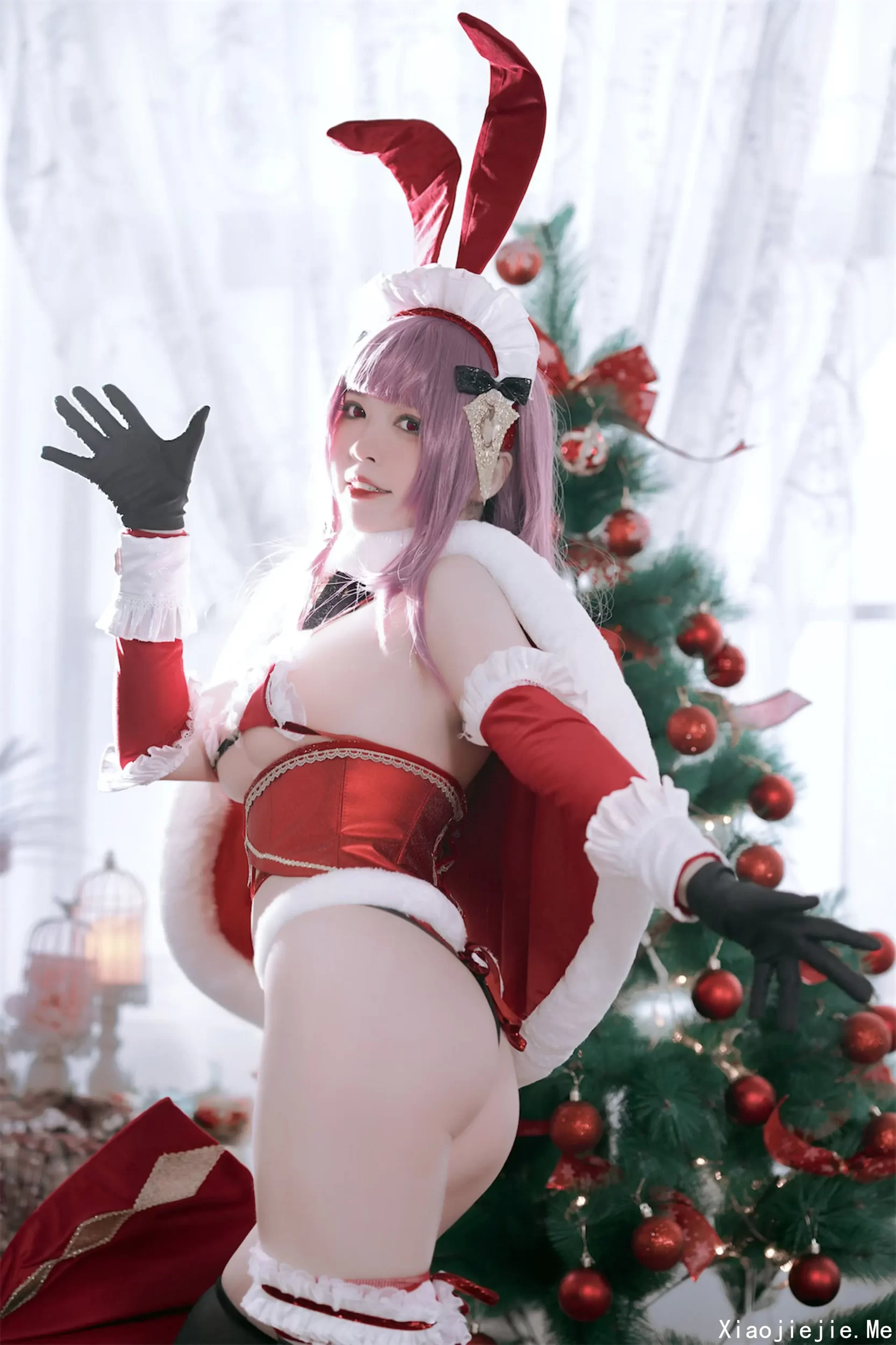 半半子 Christmas Bunny Aike [41P-457MB]