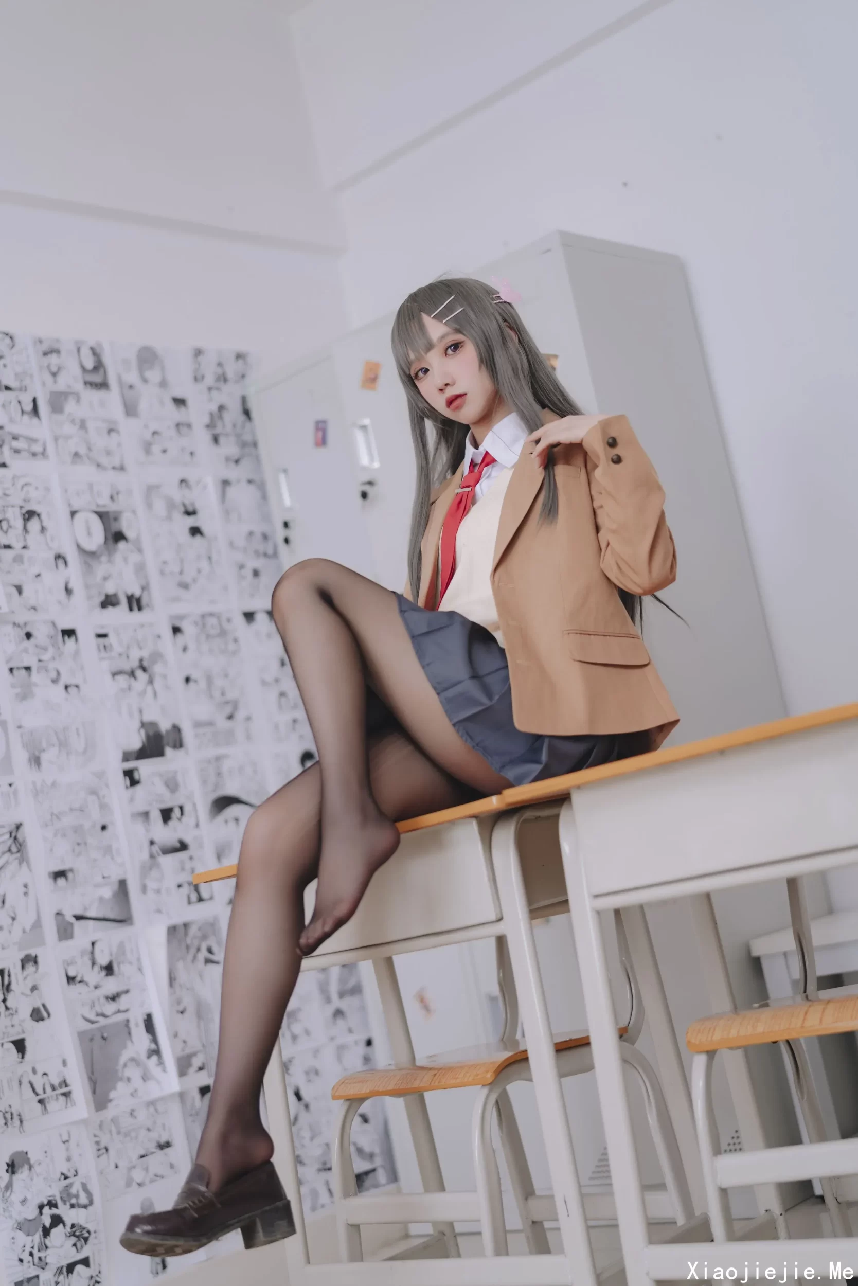 果咩酱w 麻衣校服 30P