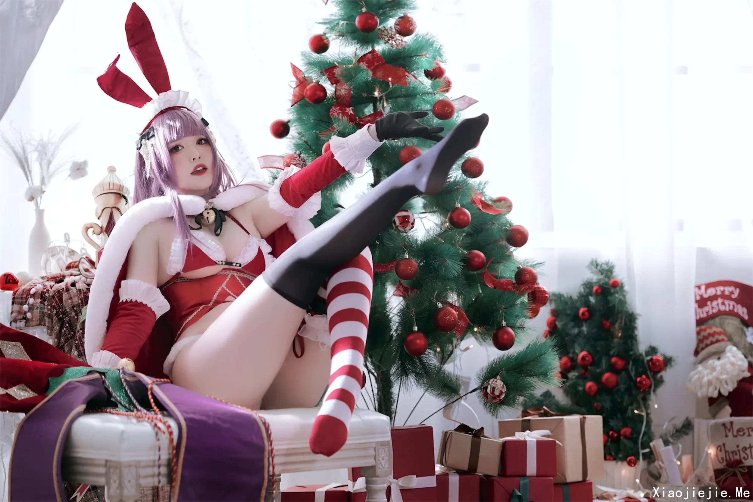 半半子 Christmas Bunny Aike [41P-457MB]