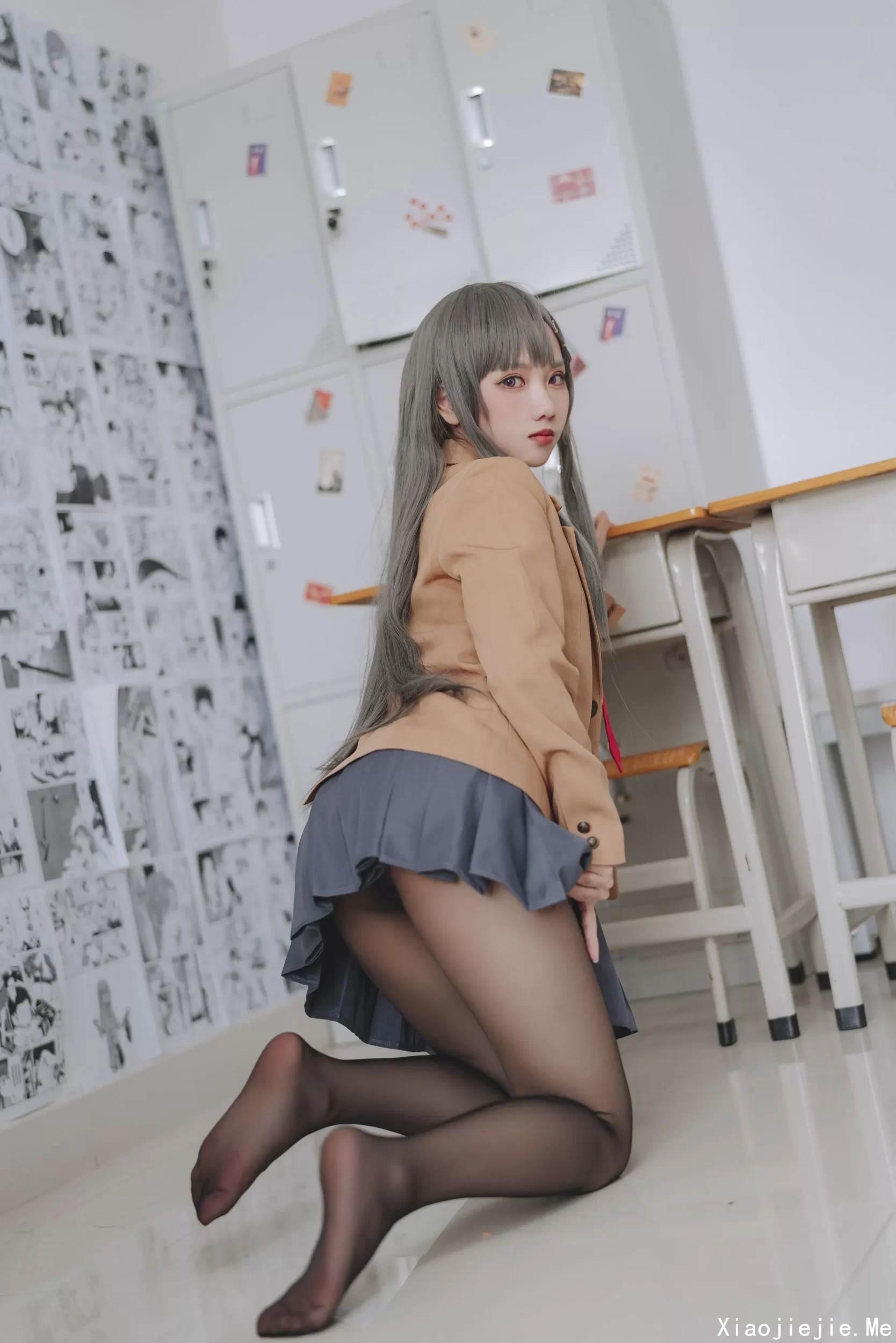 果咩酱w 麻衣校服 30P