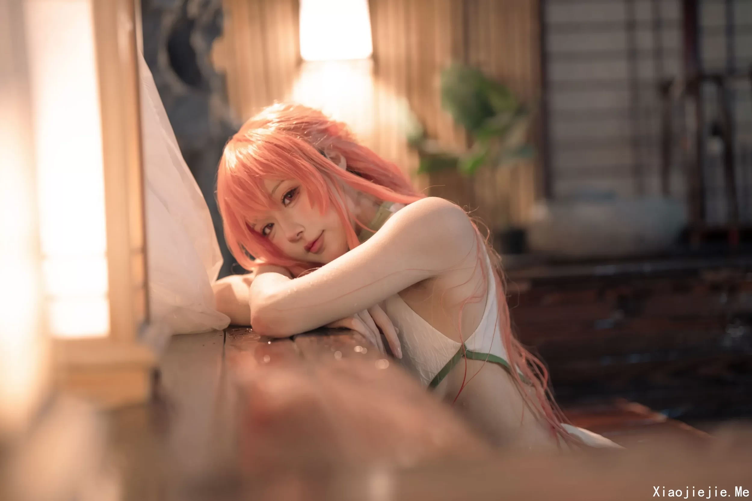 阿包也是兔娘 碧蓝航线英仙座旗袍 30P