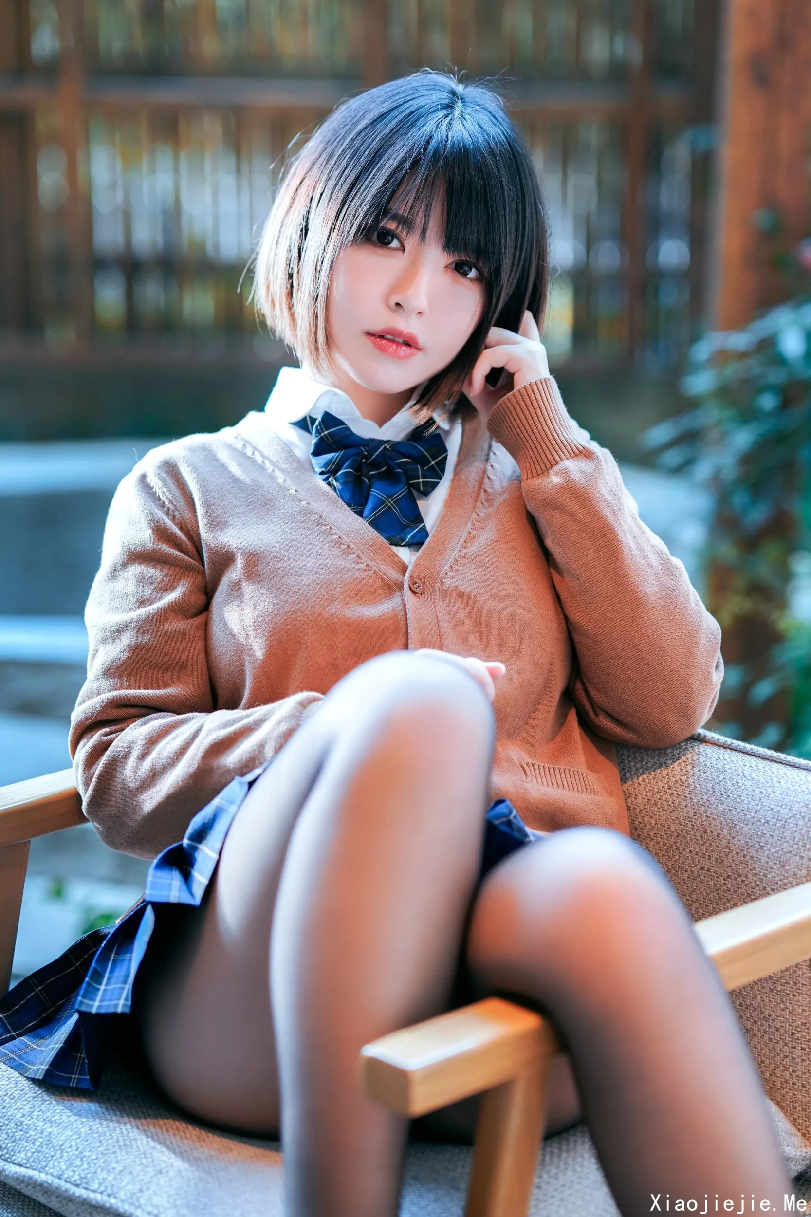 Hanhanko我喜欢她的制服（火车花园）58P