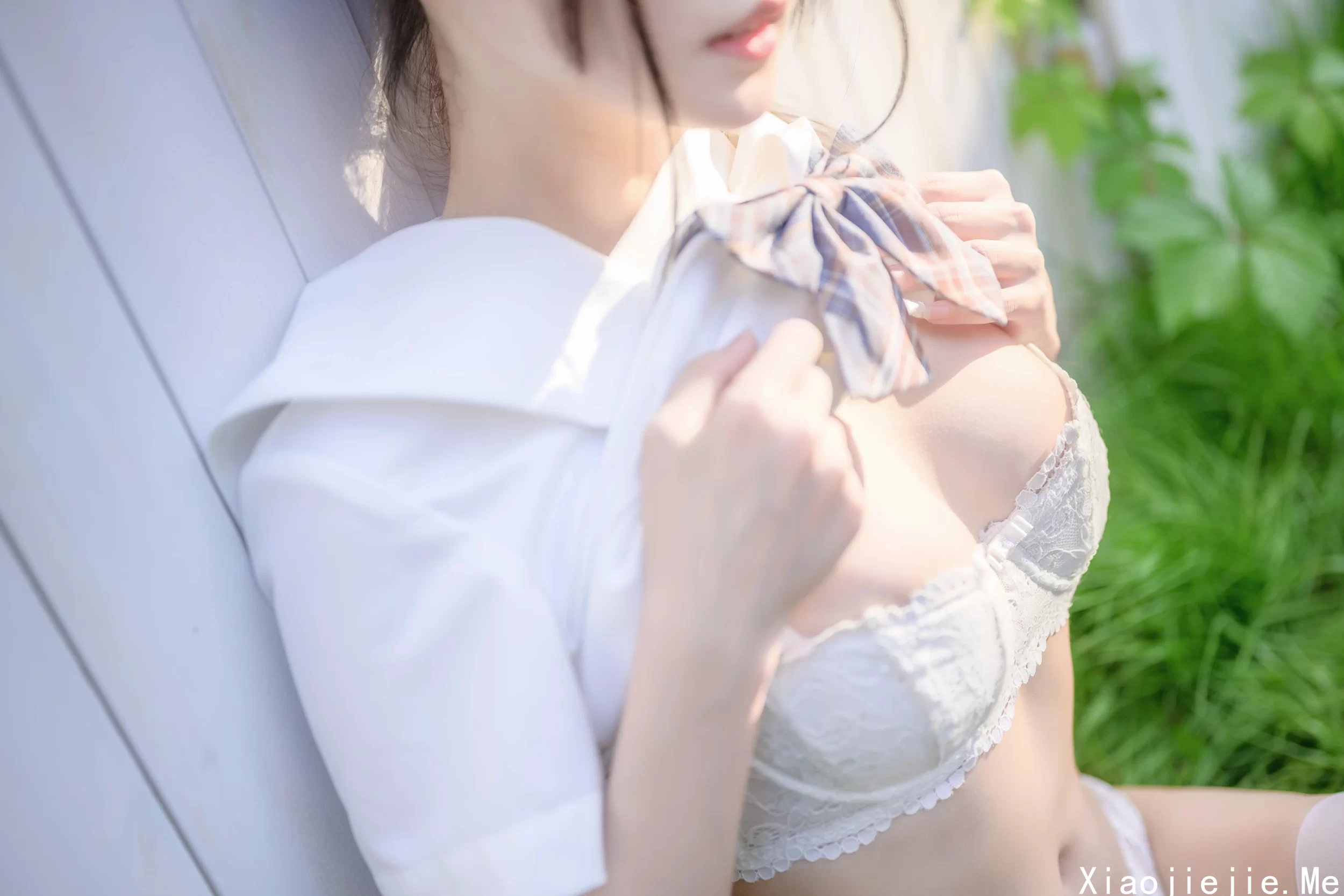 香草喵露露 - NO.009 阳光庭院制服 [50P-715.2 MB]